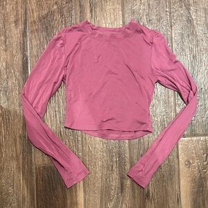 SHEIN Long Sleeve Mauve Blouse